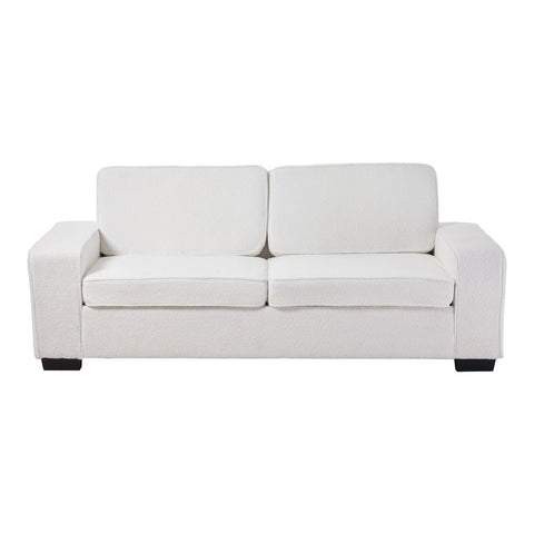 Modern Teddy Fleece Upholstered Loveseat Sofa, ZH1788ZH1789