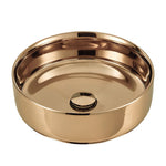 Round Ceramic Countertop Washbasin Vessel Sink, MB150035 (VER.2)