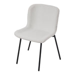 2Pcs Teddy Fleece Upholstered Dining Chair, ZH1712(Ver.2)