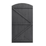 Semi Braced Arch Top Strong Wooden Garden Gate, LG1415