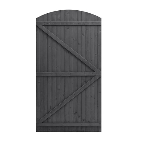 Semi Braced Arch Top Strong Wooden Garden Gate, LG1415