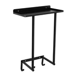Modern Black Iron Wall-Mounted Towel Rack with Triple Hooks, WZ0193(Ver.2)