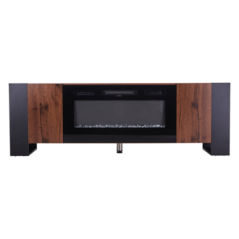 Recessed Electric Fireplace TV Stand with Remote Control, PM1663PM1666