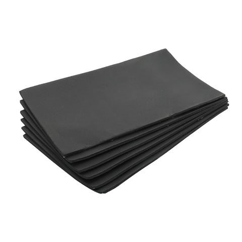 6Pcs 5mm Thick Self-Adhesive Car Heat Sound Deadener Insulation Mats, SC0730 (Ver.2)