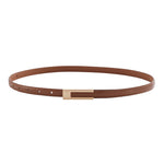 Adjustable Skinny PU Leather Belt, DQ0020