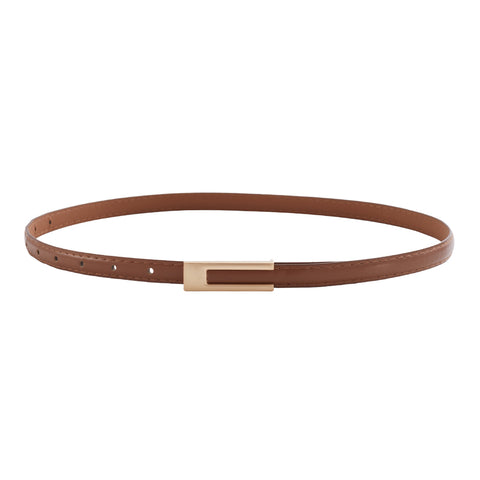 Adjustable Skinny PU Leather Belt, DQ0021 (Ver.2)