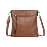 PU Leather Crossbody Bag with Adjustable Strap, CB300106