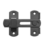 Black Stainless Steel Sliding Lift Barn Door Lock for Cabinet Closet Cupboard, ZY0174