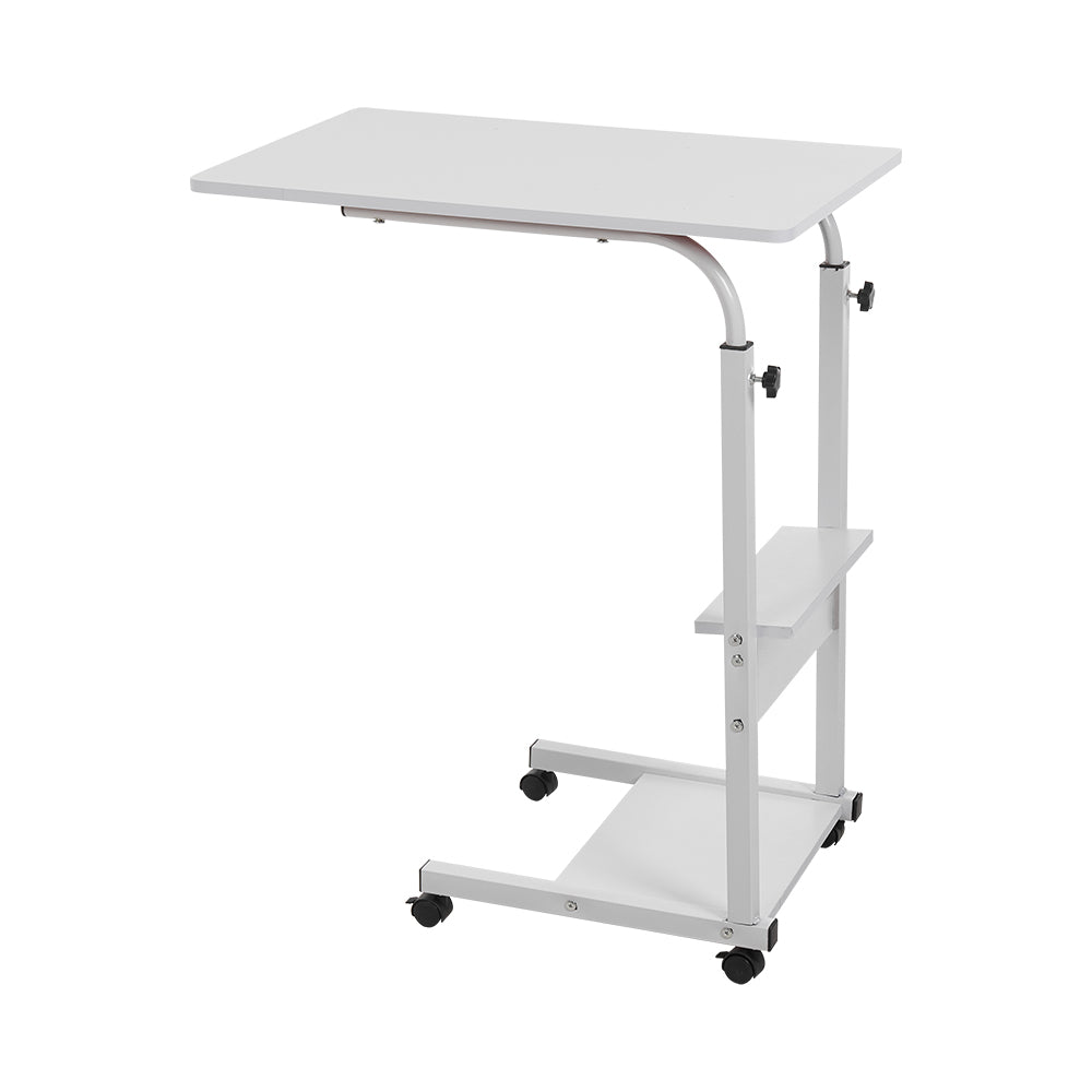 Height Adjustable Mobile Table Overbed Desk with Wheels, SC2108 (Ver.2 ...