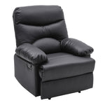 Livingandhome Manual Faux Leather Recliner Armchair, FA0605
