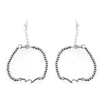 Set of 2 Adjustable Silver Beaded Bracelets, CA290006