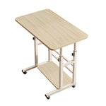 Height Adjustable Mobile Table Overbed Desk with Wheels, SC1737