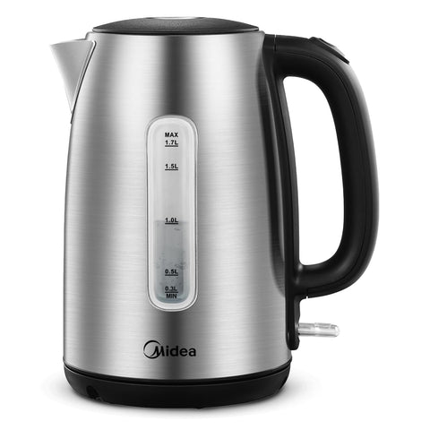 Midea 1.7L 3000W Fast Boil Electric Kettle with Auto Shut-Off and Dry Burn Protection, AJ0795