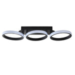 Modern LED Three-Ring Ceiling Light, LI040058