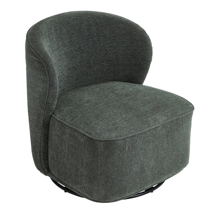 Livingandhome Chic Upholstered Swivel Chair, XY0735