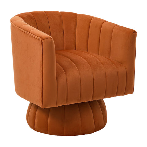 Upholstered Swivel Accent Armchair, XY0804
