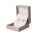 Heart-Shaped Stud Earrings, CA290056 (Ver.2)