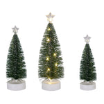 3PCS Mini Christmas Tree Set with LED Lights, JR0025