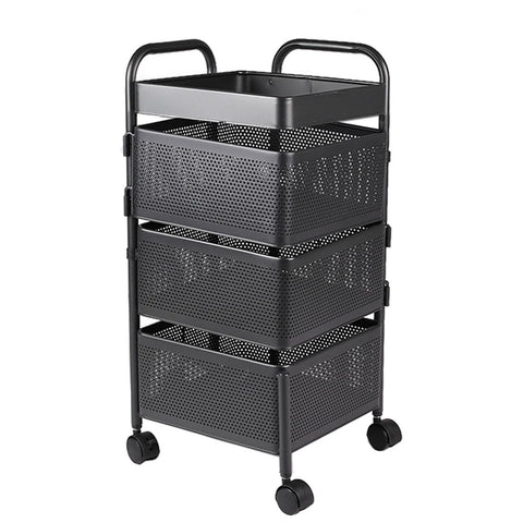 3-Tier Kitchen Storage Rack with Wheels, WM0009
