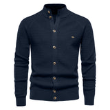 Stand-Up Collar Cardigan Sweater, CC290661