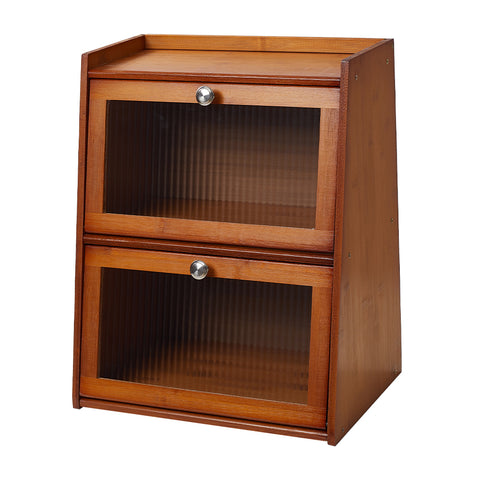 Bamboo Storage Cabinet for Kitchen Counter, HS320036