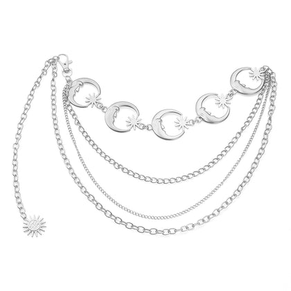 Layered Metal Waist Chain, CA290217 (Ver.2)