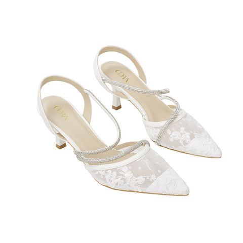 Elegant Slingback Stiletto Heels, CS300126