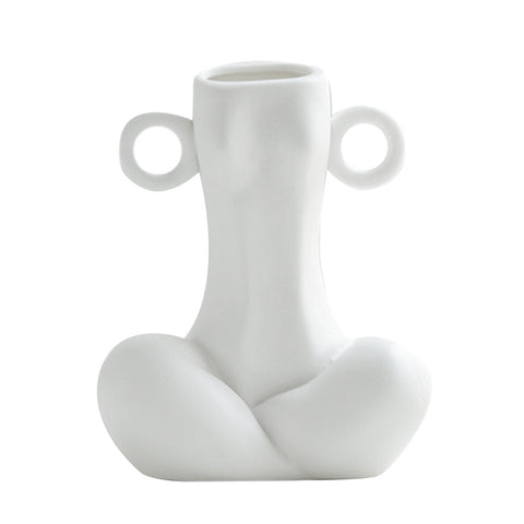 Nordic Abstract Art Ceramic Vase Table Decorations Centrepiece, SC0833