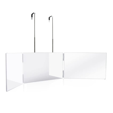 3-way foldable Makeup Mirror with Telescoping Hooks, CT0482