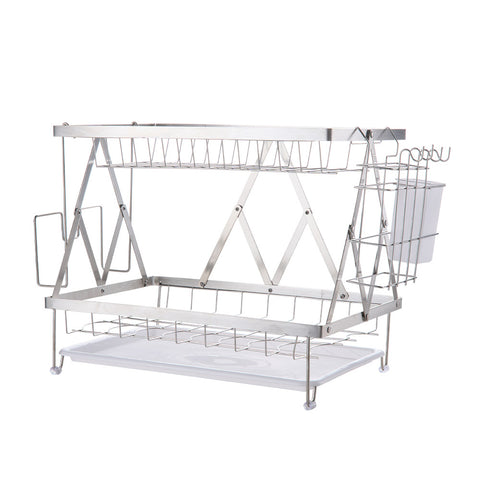 2-Tier Dish Drainer with Drying Tray, HM320015 (Ver.2)