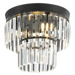 Livingandhome Crystal Mount Ceiling Light, LG1311