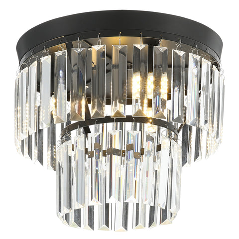 Livingandhome Crystal Mount Ceiling Light, LG1311