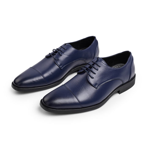 Low-Top Lace-Up PU Leather Dress Shoes with Pointed Toe, CS300038 (Ver.2)