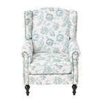 Vintage Upholstered Armchair with Wooden Legs, XY0807 (Ver.2)