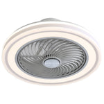 Livingandhome 21-inch Acrylic Ceiling Mount LED Fan Light, DM0810