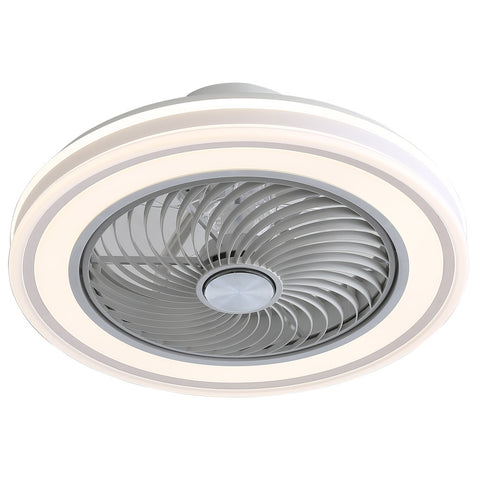 Livingandhome 21-inch Acrylic Ceiling Mount LED Fan Light, DM0810