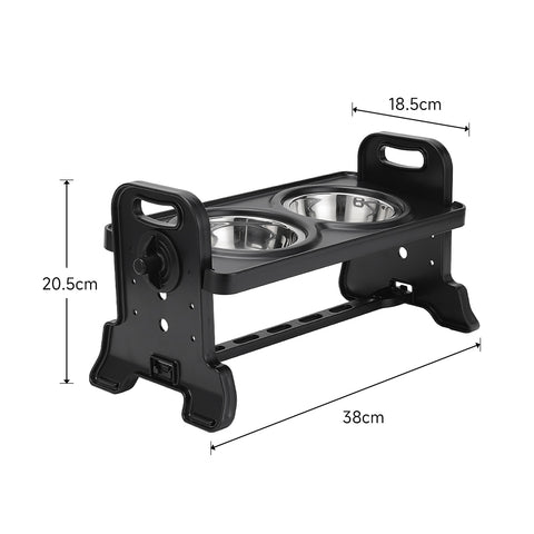 Elevated Feeder with 2 Stainless Steel Bowls, CT0693 (Ver.2)