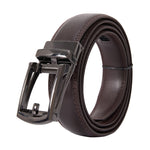 Adjustable Leather Ratchet Belt with Automatic Buckle, CA290018