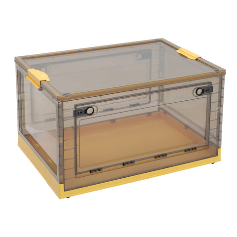 Set of 3 Visual Folding Storage Box with Wheels for Home Organizer, WZ0100 (Ver.2)