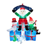 2.1m Christmas Inflatable Outdoor Decorations with LED Lights, IF540064