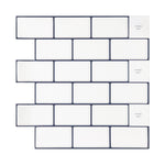 10Pcs Peel and Stick 1.2mm Backsplash Tiles, SW0889 (Ver. 2)