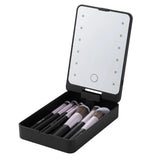 14-Piece Portable Makeup Brush Set with LED Mirror Case, BM590053