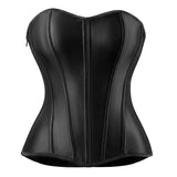 Strapless Corset Top with Lace-Up Back & Side Zip, CC062381