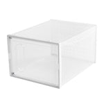 12 Pack Plastic Shoe Storage Boxes with Magnetic Door, LY0061