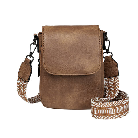 PU Leather Small Crossbody Bag with Adjustable Shoulder Strap, CB300110 (Ver.2)