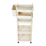 4-Tier Rolling Cart with Drawer, WM0793