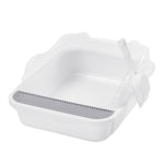 Semi-Closed Anti-Splash Cat Litter Box Pet Toilet, CT0964 (Ver.2)