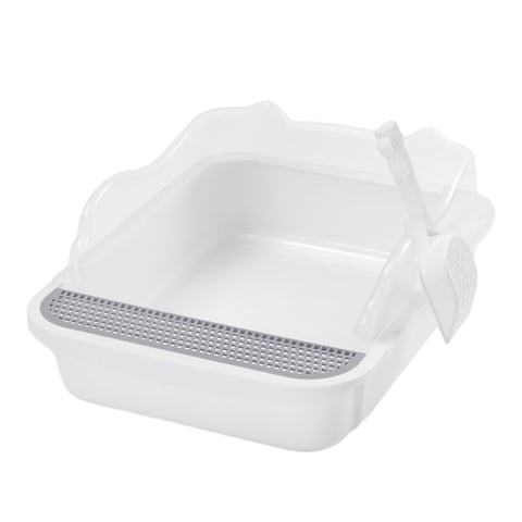 Semi-Closed Anti-Splash Cat Litter Box Pet Toilet, CT0964 (Ver.2)