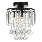 Livingandhome Crystal Mount Ceiling Light, LG1315