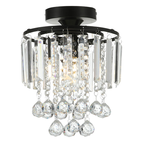 Livingandhome Crystal Mount Ceiling Light, LG1315